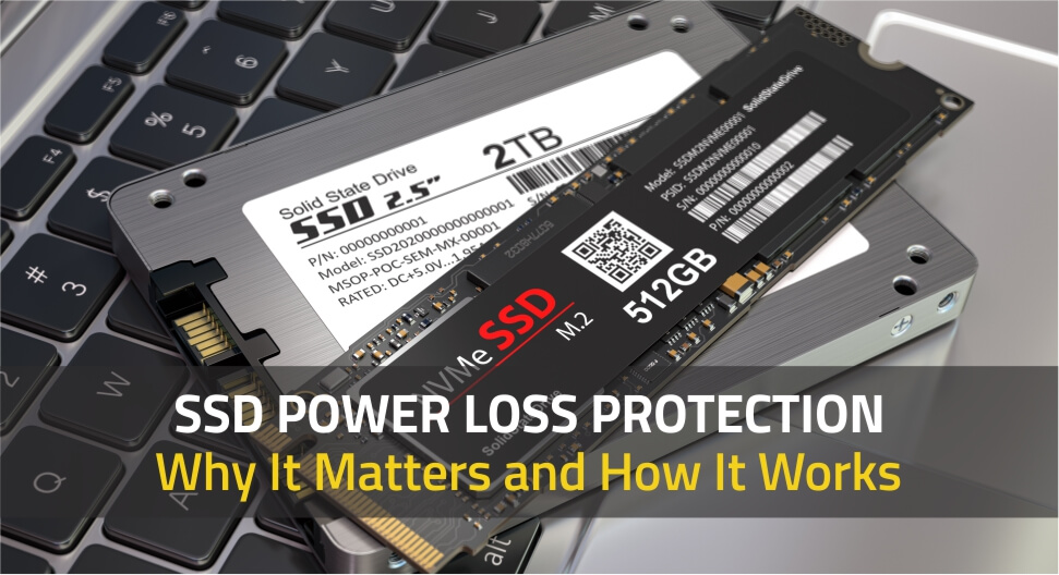 Different Types of SSD Disk Drives on Laptop Keyboard